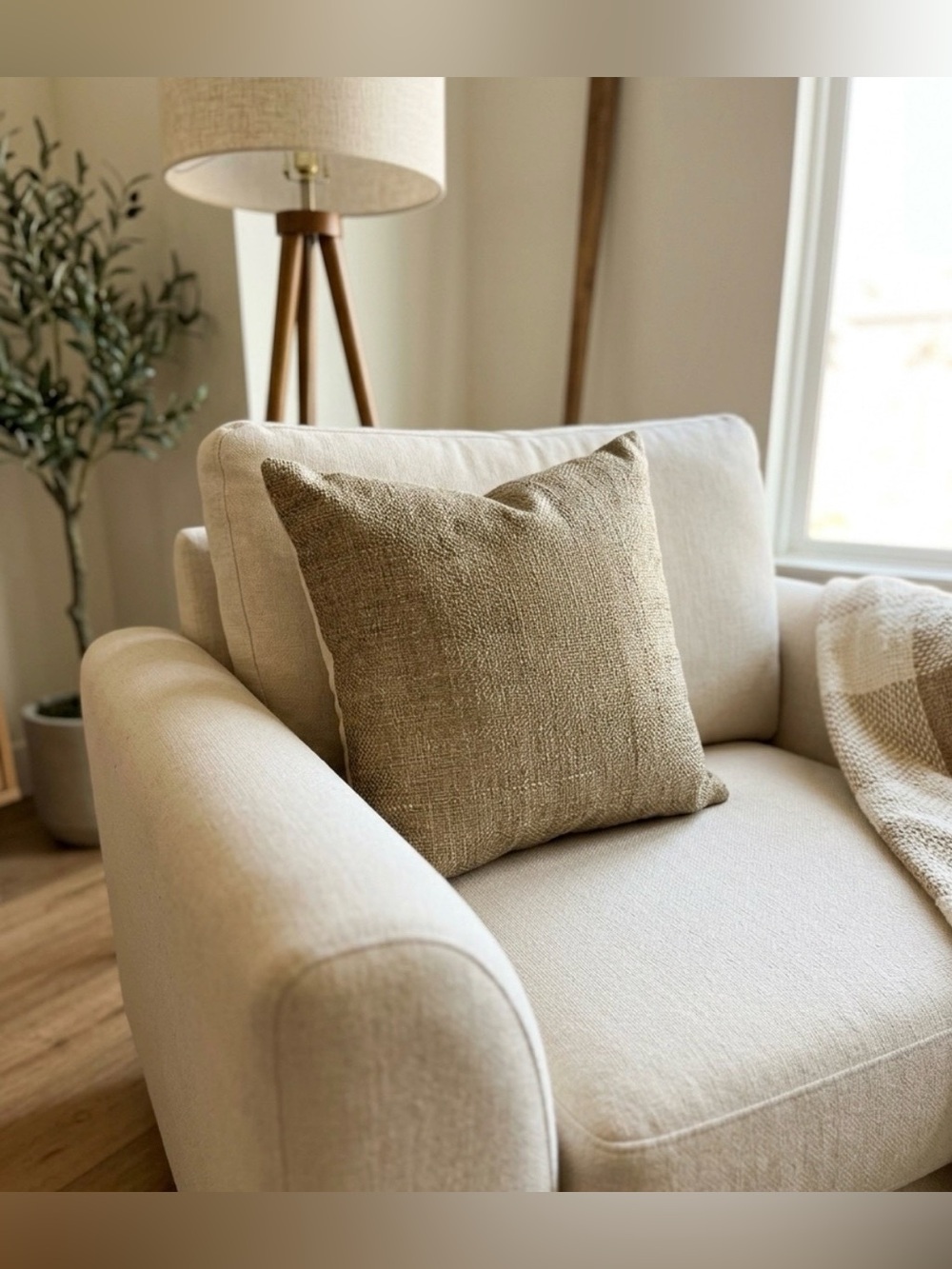 ✨ West Elm Textured Metallic Tweed Decorative Throw Pillow Cover ✨